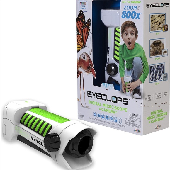 EyeClops Digital Microscope & Camera with built in color screen -800X Zoom- NEW - Picture 3 of 9